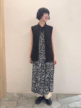 「yuni（ユニ　）のアイテム」を使った、bulle de savonさん（レディース・169cm）の春コーディネート