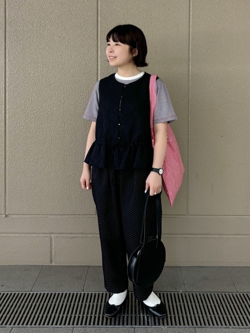 bulle de savon.   半円バッグ △leather まるbag（ハンドバッグ）｜bulle de savon（ビュルデサボン