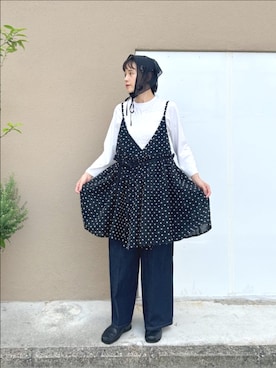 「yuni（ユニ　）のアイテム」を使った、bulle de savonさん（レディース・164cm）の秋コーディネート