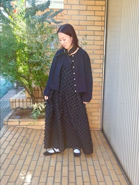 「yuni（ユニ　）のアイテム」を使った、bulle de savonさん（レディース・152cm）の冬コーディネート