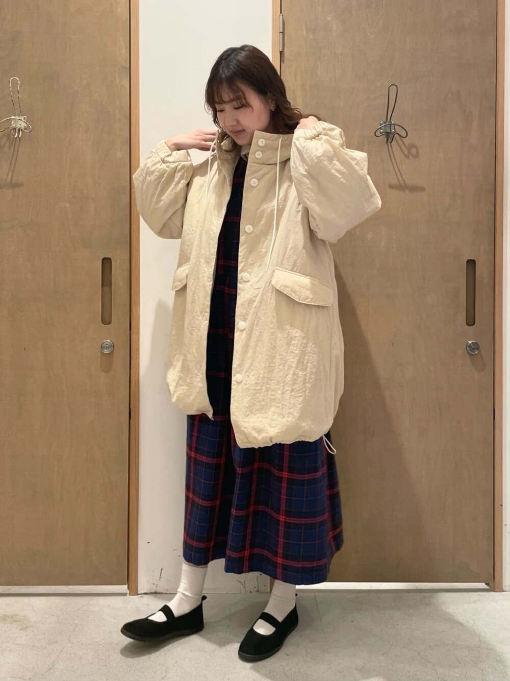 bulle de savon（ビュルデサボン）の「evodown hoodie ブルゾン