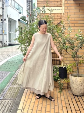 「yuni（ユニ　）のアイテム」を使った、bulle de savonさん（レディース・152cm）の春コーディネート