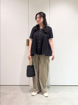 「yuni（ユニ　）のアイテム」を使った、bulle de savonさん（レディース・155cm）の夏コーディネート
