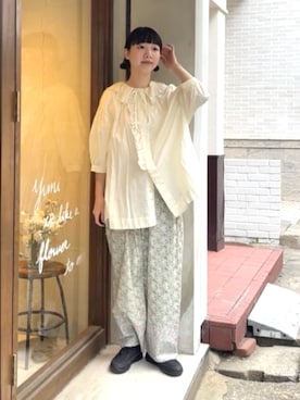 「yuni（ユニ　）のアイテム」を使った、bulle de savonさん（レディース・159cm）の冬コーディネート