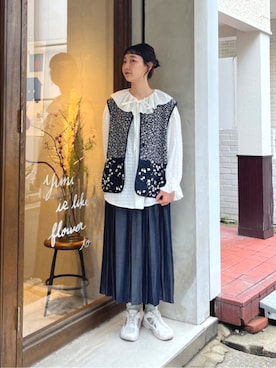 「yuni（ユニ　）のアイテム」を使った、bulle de savonさん（レディース・166cm）の秋コーディネート