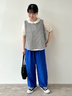 「キュプラ」｜bulle de savonさん（レディース・151cm）の夏コーディネート