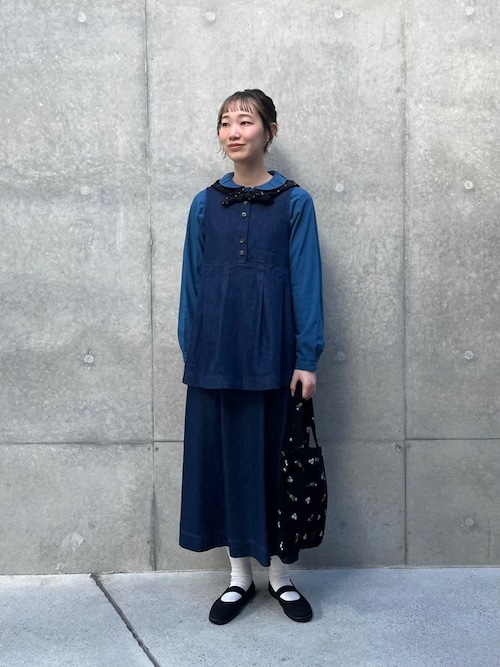 △8oz ムラ糸デニム スカート（スカート）｜bulle de savon