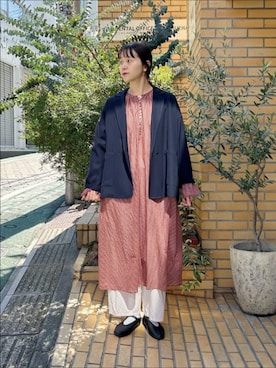 「yuni（ユニ　）のアイテム」を使った、bulle de savonさん（レディース・163cm）の春コーディネート