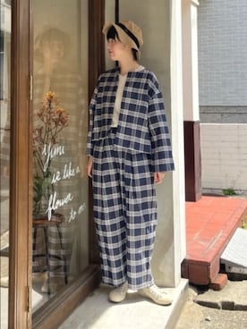 「yuni（ユニ　）のアイテム」を使った、bulle de savonさん（レディース・159cm）の春コーディネート