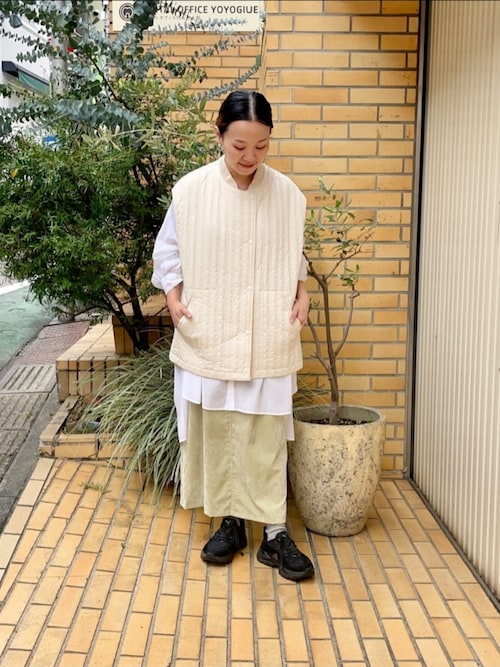 bulle de savon(bulle de savon atelier)｜yuniのダウンベストを