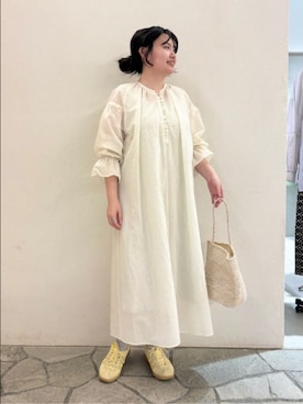 「yuni（ユニ　）のアイテム」を使った、bulle de savonさん（レディース・158cm）の春コーディネート