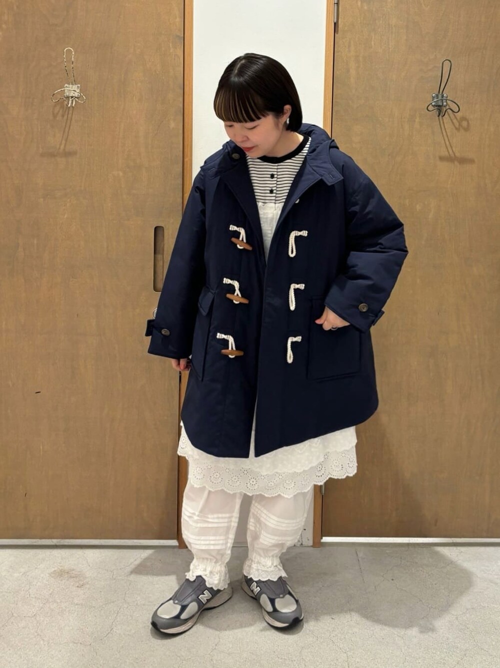 bulle de savonのダッフルコートを使った人気ファッション