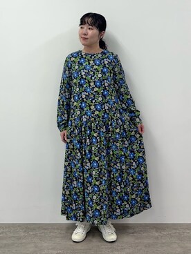 bulle de savon 30th Anniversary》プリント ワンピースを使った人気 