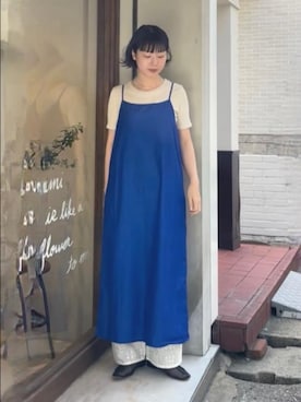 「yuni（ユニ　）のアイテム」を使った、bulle de savonさん（レディース・159cm）の夏コーディネート