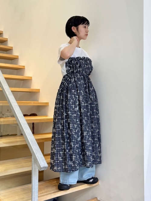 セール】gingham×hana opal スカート（スカート）｜bulle de