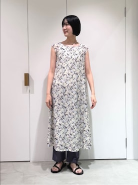 「yuni（ユニ　）のアイテム」を使った、bulle de savonさん（レディース・169cm）の夏コーディネート