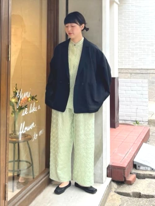 単色刺繍squareブラウス（シャツ/ブラウス）｜yuni（ユニ ）の