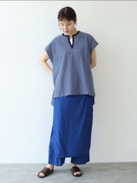 「yuni」｜bulle de savonさん（レディース・162cm）の夏コーディネート