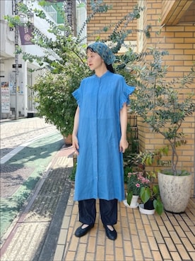 「yuni（ユニ　）のアイテム」を使った、bulle de savonさん（レディース・163cm）の春コーディネート