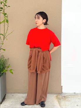 「yuni（ユニ　）のアイテム」を使った、bulle de savonさん（レディース・150cm）の春コーディネート