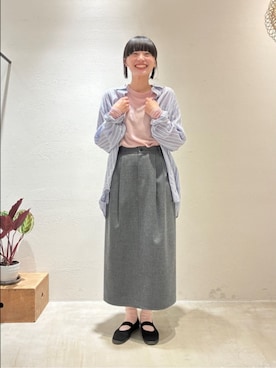 「yuni（ユニ　）のアイテム」を使った、bulle de savonさん（レディース・161cm）の冬コーディネート