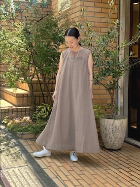 「yuni（ユニ　）のアイテム」を使った、bulle de savonさん（レディース・152cm）の夏コーディネート