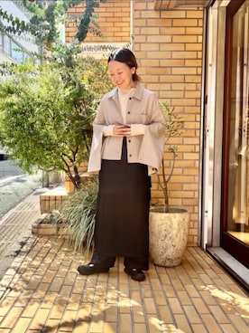 「yuni（ユニ　）のアイテム（ブルゾン）」を使った、bulle de savonさん（レディース・152cm）の秋コーディネート