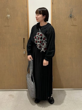 「キュプラ」｜bulle de savonさん（レディース・151cm）の秋コーディネート