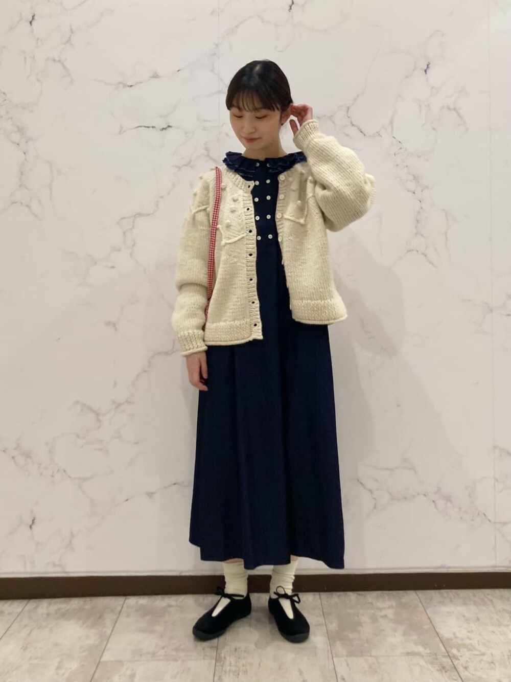 bulle de savon（ビュルデサボン）の「ネパールハンドニット ジグザグ