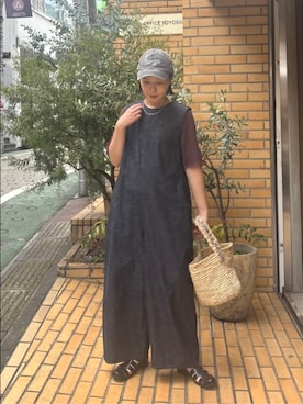 「yuni（ユニ　）のアイテム」を使った、bulle de savonさん（レディース・158cm）の夏コーディネート