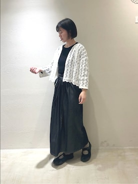 「yuni（ユニ　）のアイテム」を使った、bulle de savonさん（レディース・155cm）の春コーディネート