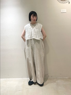 「yuni（ユニ　）のアイテム」を使った、bulle de savonさん（レディース・155cm）の春コーディネート