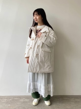 bulle de savon 3ren lace 2way ギャザースカート △3ren lace 2way