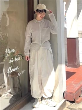 「yuni（ユニ　）のアイテム」を使った、bulle de savonさん（レディース・159cm）の春コーディネート