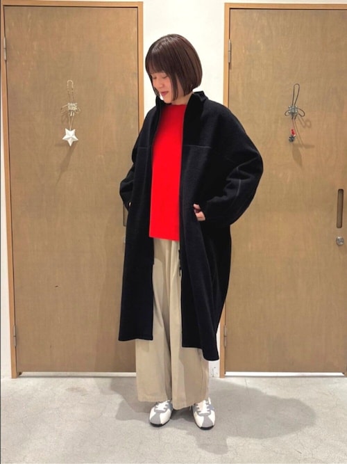 セール】コットンウールカシミアボア コクーンコート（その他アウター