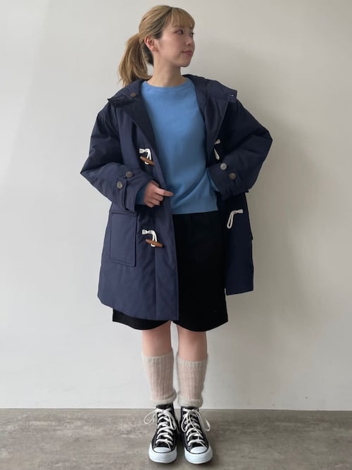 bulle de savon（ビュルデサボン）の「evodown ダッフルコート