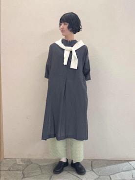 「yuni（ユニ　）のアイテム」を使った、bulle de savonさん（レディース・169cm）の春コーディネート