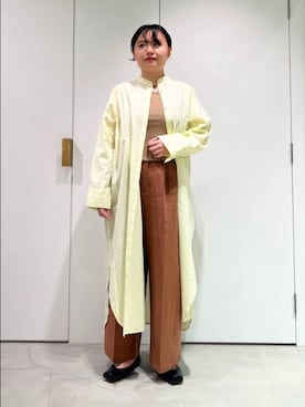 「yuni（ユニ　）のアイテム」を使った、bulle de savonさん（レディース・158cm）の春コーディネート