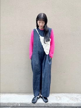 「yuni（ユニ　）のアイテム」を使った、bulle de savonさん（レディース・163cm）の秋コーディネート