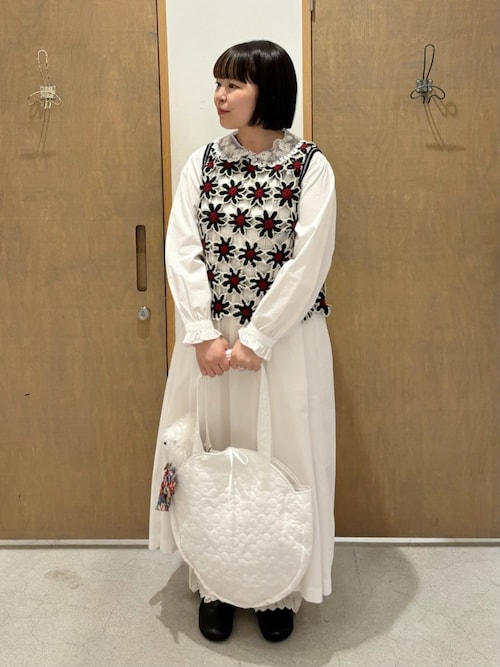 △はなとまるキルティング まるbag（トートバッグ）｜bulle de savon 