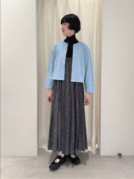 「yuni（ユニ　）のアイテム」を使った、bulle de savonさん（レディース・169cm）の冬コーディネート