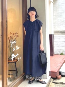 「yuni（ユニ　）のアイテム」を使った、bulle de savonさん（レディース・159cm）の春コーディネート