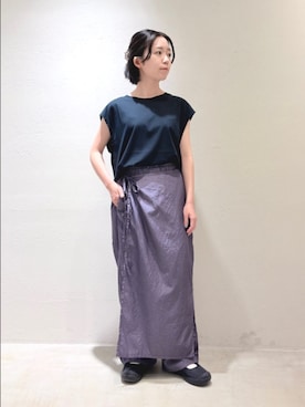 「yuni（ユニ　）のアイテム」を使った、bulle de savonさん（レディース・150cm）の夏コーディネート