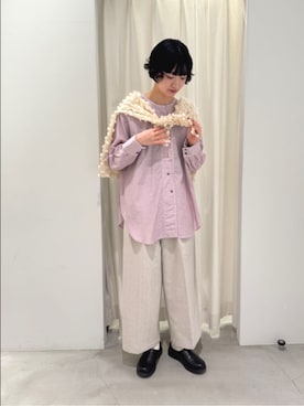 「yuni（ユニ　）のアイテム」を使った、bulle de savonさん（レディース・169cm）の冬コーディネート