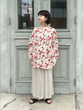 「yuni（ユニ　）のアイテム」を使った、bulle de savonさん（レディース・150cm）の夏コーディネート
