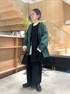 「yuni（ユニ　）のアイテム（ジャケット/アウター）」を使った、bulle de savonさん（レディース・150cm）の春コーディネート