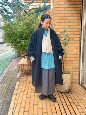 「yuni（ユニ　）のアイテム」を使った、bulle de savonさん（レディース・152cm）の秋コーディネート