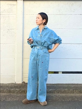 「yuni（ユニ　）のアイテム」を使った、bulle de savonさん（レディース・150cm）の冬コーディネート