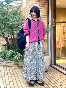 「yuni（ユニ　）のアイテム」を使った、bulle de savonさん（レディース・158cm）の秋コーディネート