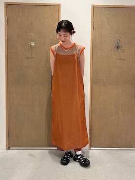 「アイテム（ワンピース/ドレス）」を使った、bulle de savonさん（レディース・166cm）の夏コーディネート